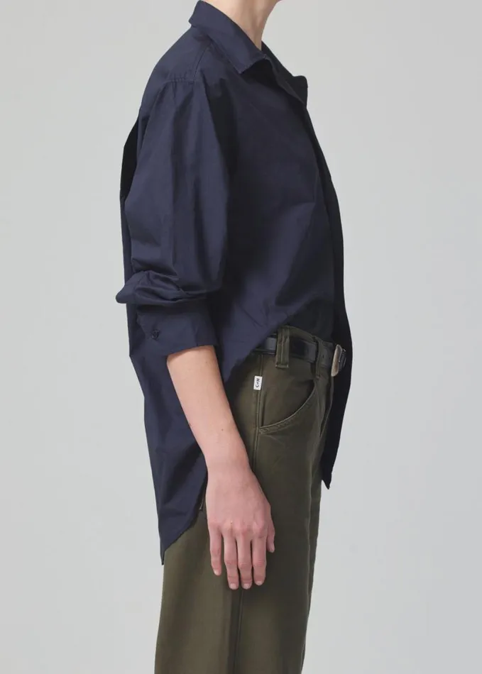Citizens Of Humanity Kayla Shirt Navy Women Tops