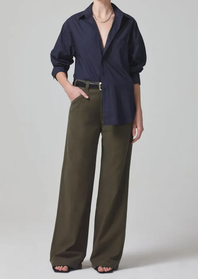 Citizens Of Humanity Kayla Shirt Navy Women Tops