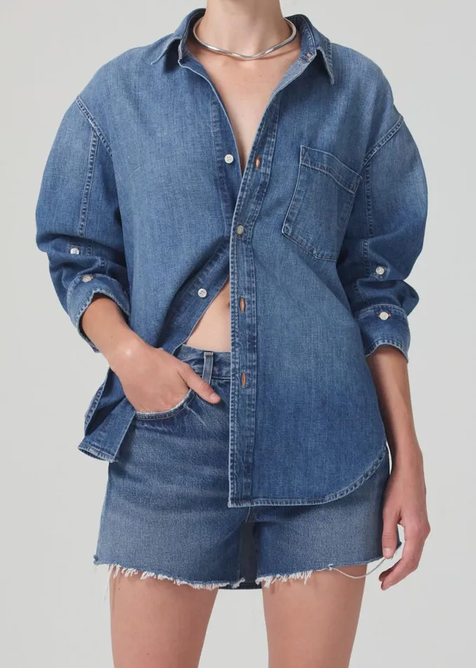 Citizens Of Humanity Kayla Shirt Somerset Women Tops