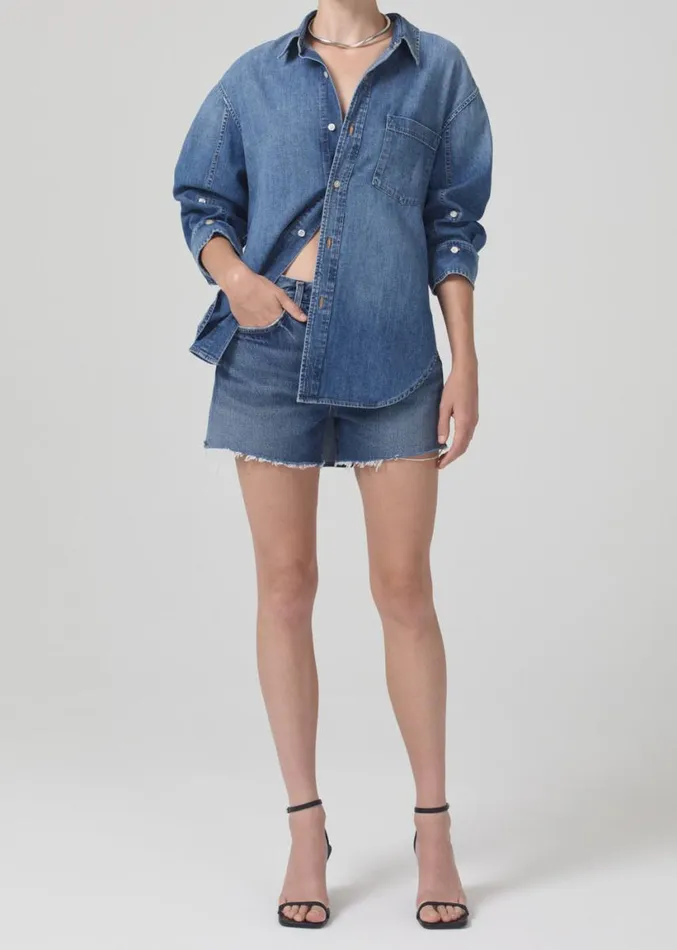 Citizens Of Humanity Kayla Shirt Somerset Women Tops