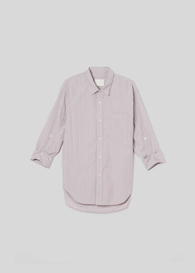 Citizens Of Humanity Kayla Shirt Tailor Grey Stripe Women Tops