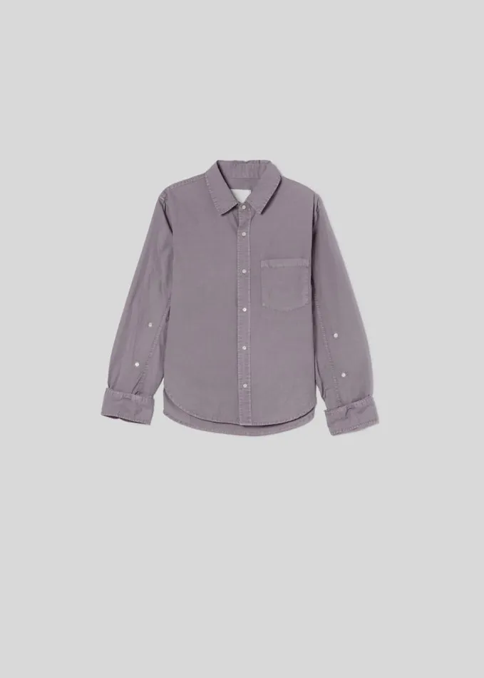 Citizens Of Humanity Kayla Shrunken Shirt Taupe Women Tops