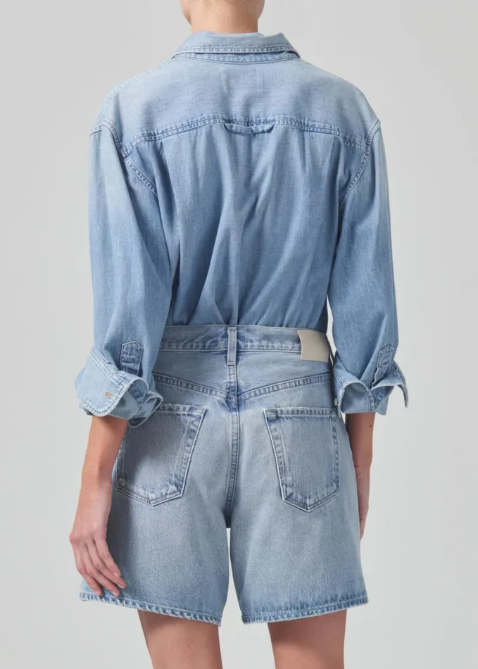 Citizens Of Humanity Kayla Shrunken Shirt Tide Women Tops