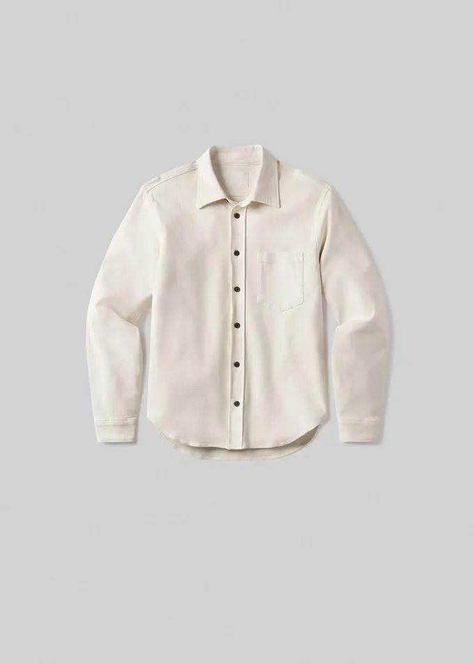 Citizens Of Humanity Luca Bucket Dye Shirt French Terry Spectral Men Shirts