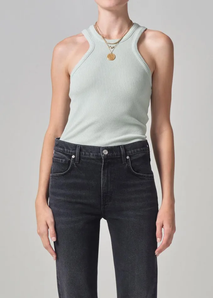 Citizens Of Humanity Melrose Tank Pistachio Women Tops