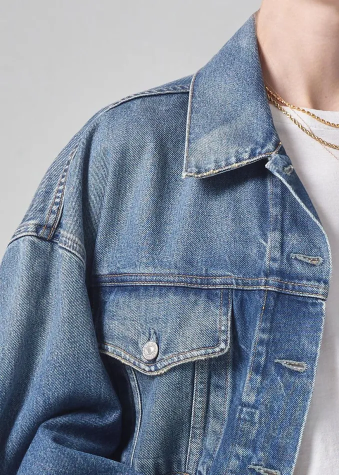 Citizens Of Humanity Quira Puff Denim Jacket Santos Women Jackets