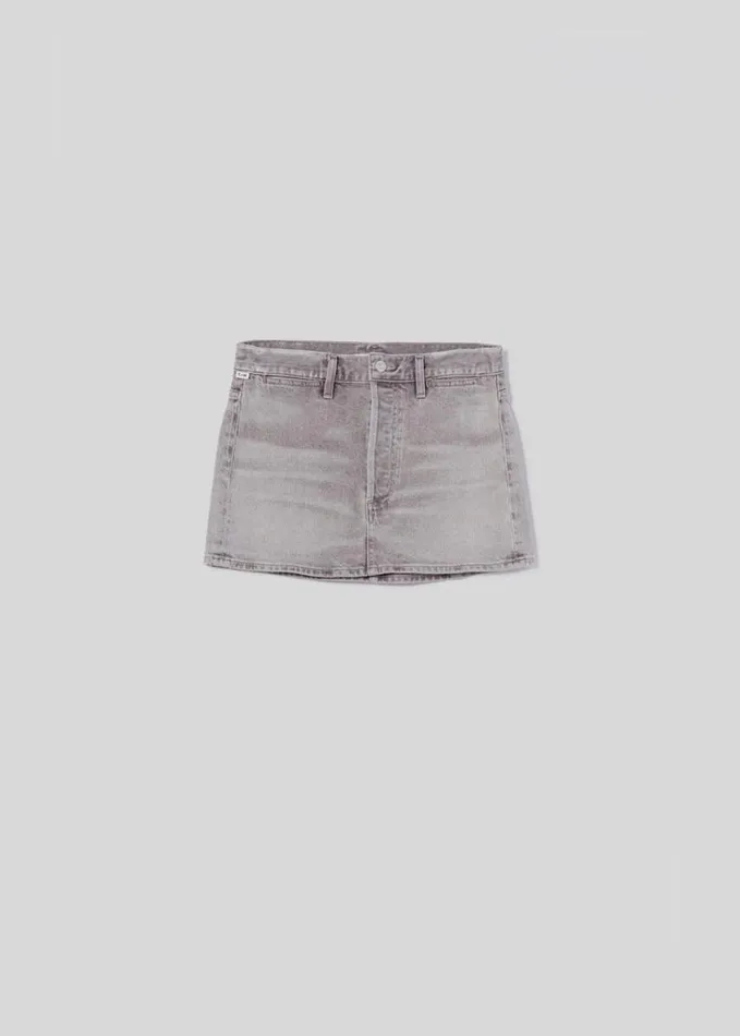 Citizens Of Humanity Rosie Mini Skirt Quartz Grey Women Skirts