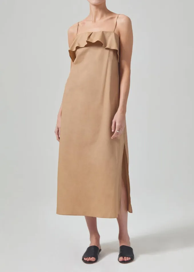Citizens Of Humanity Sable Flounce Dress Incense Women Dresses and Jumpsuits