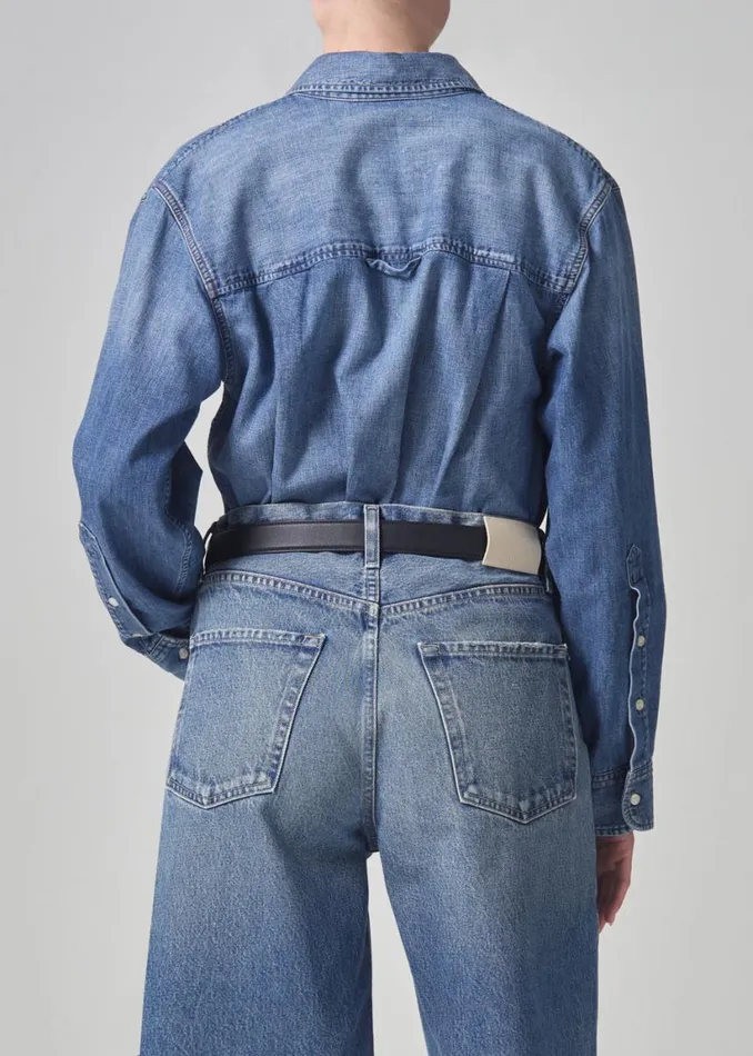 Citizens Of Humanity Sera Bodysuit Strudel Women Tops