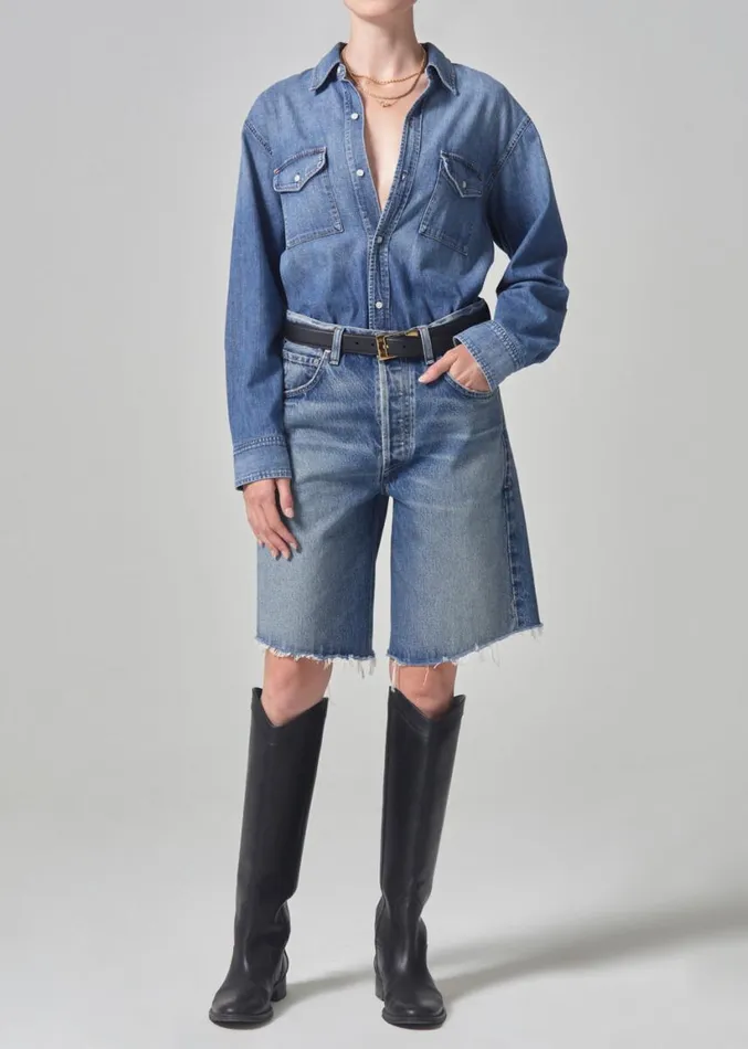 Citizens Of Humanity Sera Bodysuit Strudel Women Tops