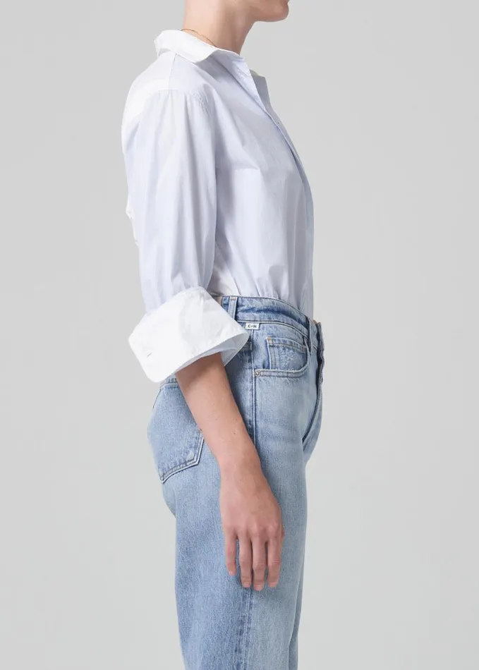 Citizens Of Humanity Shay Popover Marsden Colorblock Women Tops