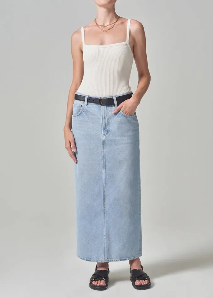 Citizens Of Humanity Verona Column Skirt Frequency Women Skirts