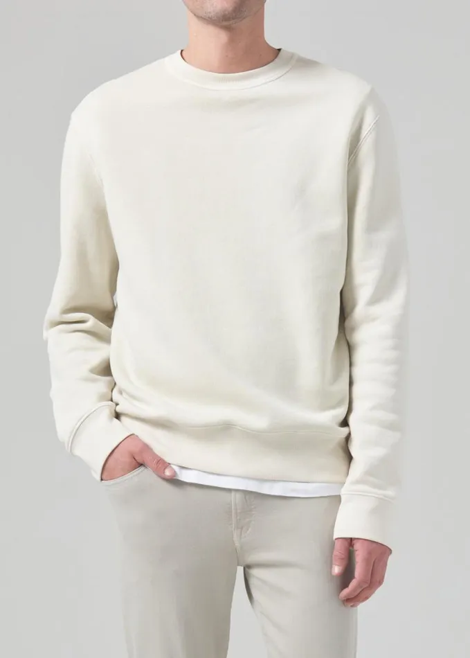 Citizens Of Humanity Vintage Crewneck Sweatshirt Abalone Men Shirts