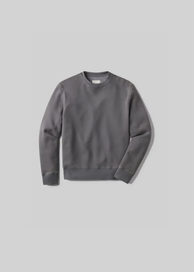 Citizens Of Humanity Vintage Crewneck Sweatshirt Charred Cedar Men Shirts