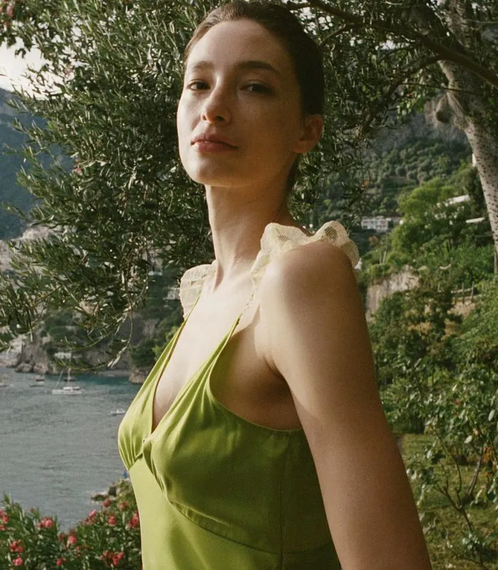 CLAIRE DRESS Chartreuse Shop DEN Dresses