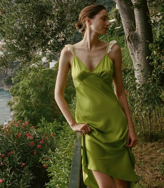CLAIRE DRESS Chartreuse Shop DEN Dresses