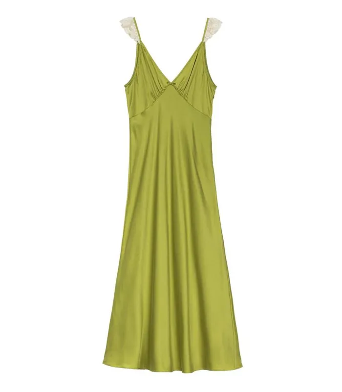 CLAIRE DRESS Chartreuse Shop DEN Dresses