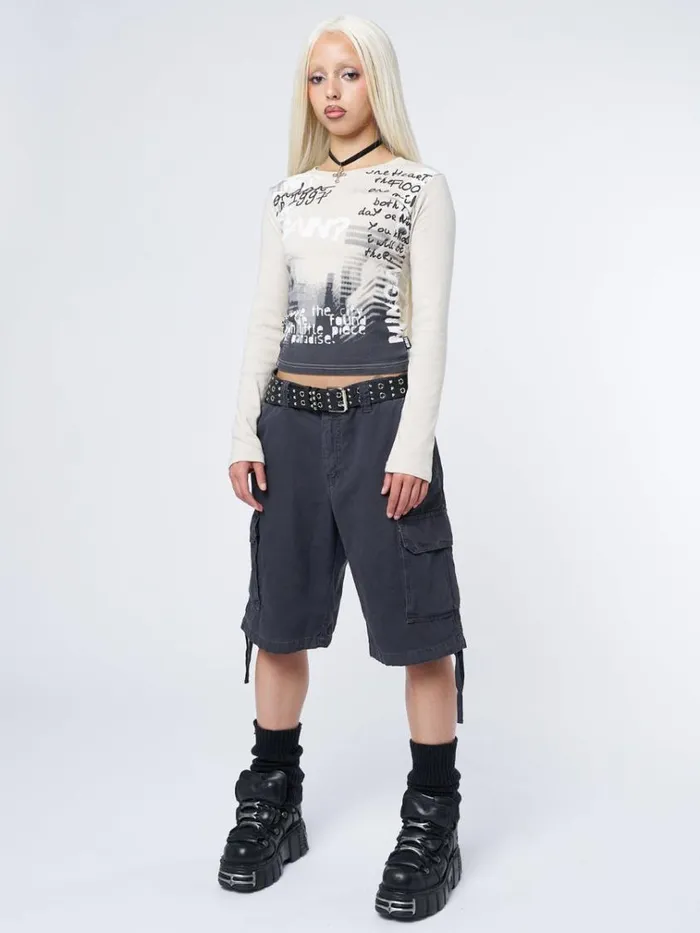 Clothing 1997 Graphic Long Sleeve Top Minga London Long Sleeve Tops