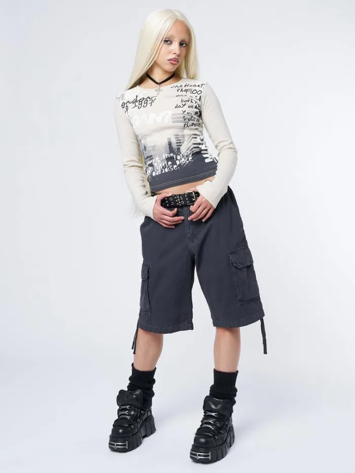 Clothing 1997 Graphic Long Sleeve Top Minga London Long Sleeve Tops