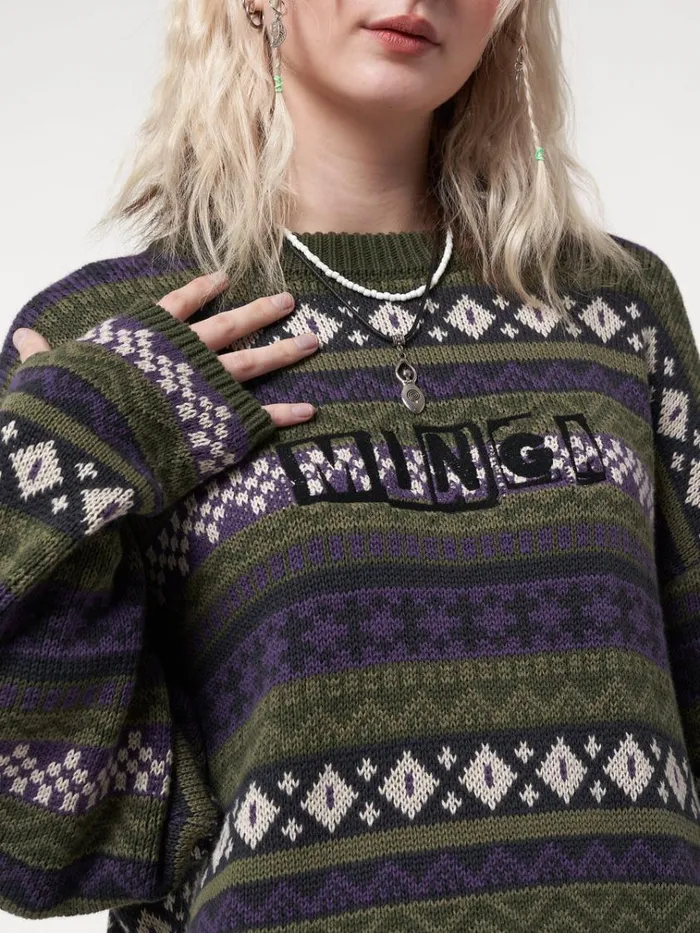 Clothing Aspen Jacquard Knit Jumper Minga London Sweaters