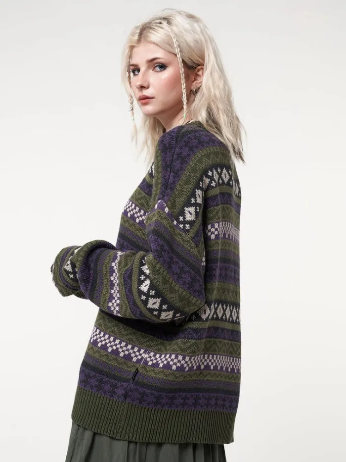 Clothing Aspen Jacquard Knit Jumper Minga London Sweaters