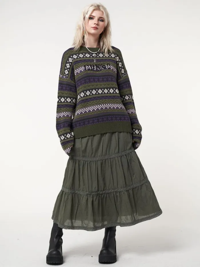 Clothing Aspen Jacquard Knit Jumper Minga London Sweaters