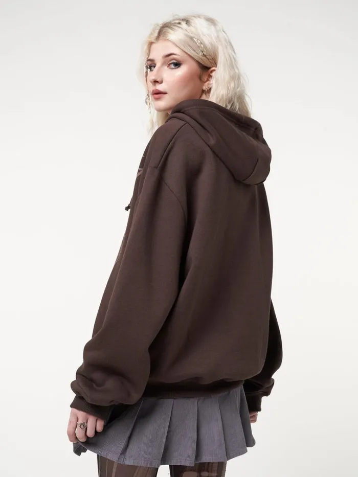 Clothing Fairy Wings Zip Up Hoodie Minga London Jackets