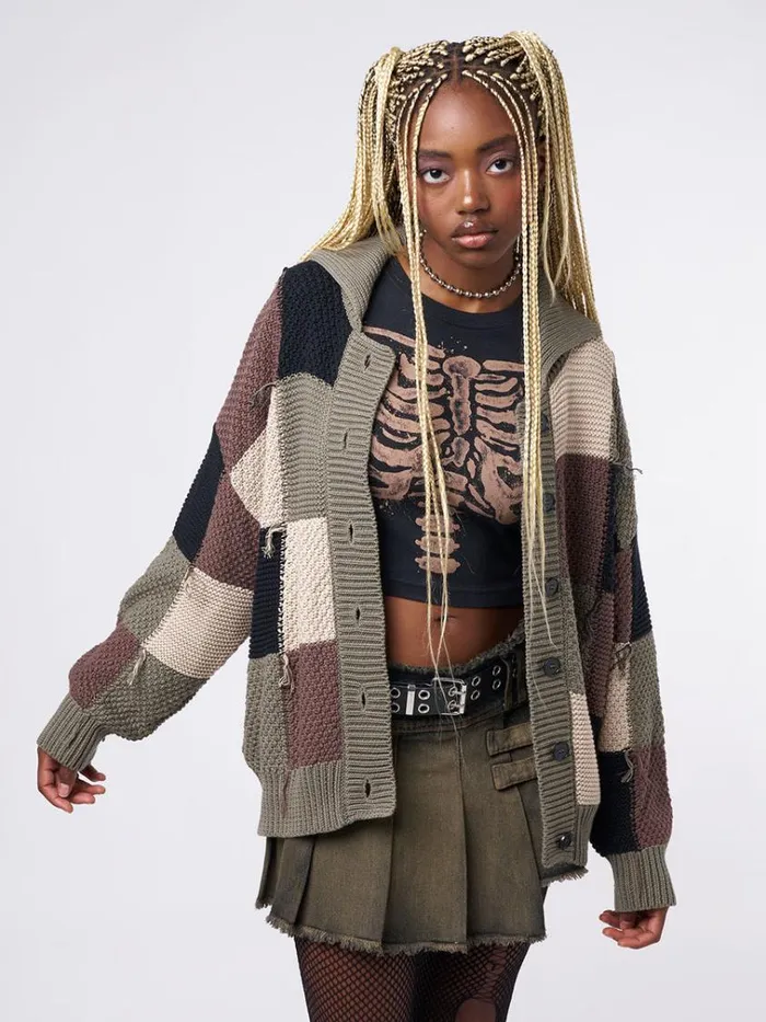 Clothing Flora Patchwork Cardigan Minga London Jackets