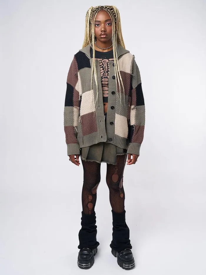 Clothing Flora Patchwork Cardigan Minga London Jackets
