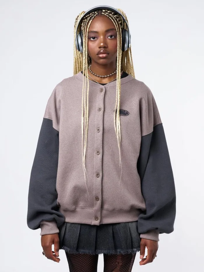 Clothing Ivy Brown Black Bomber Jacket Minga London Jackets