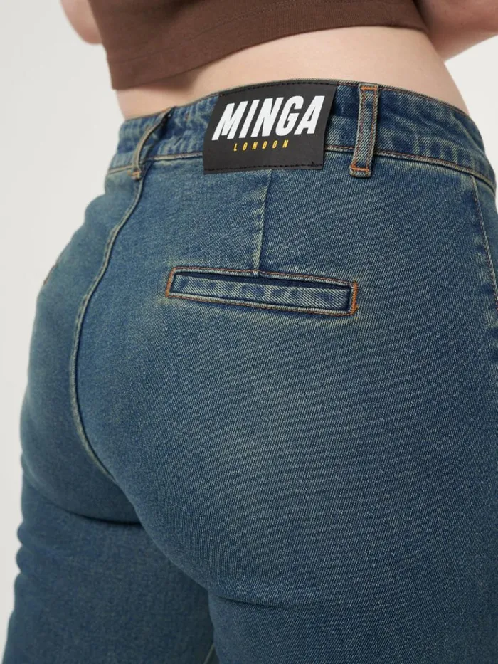 Clothing Jade Overdye Front Pocket Flare Jeans Minga London Jeans