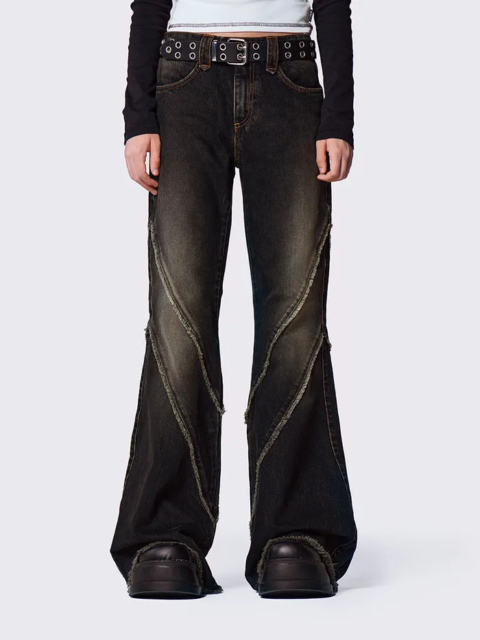 Clothing Marla Black Distressed Pocket Jeans Minga London Jeans