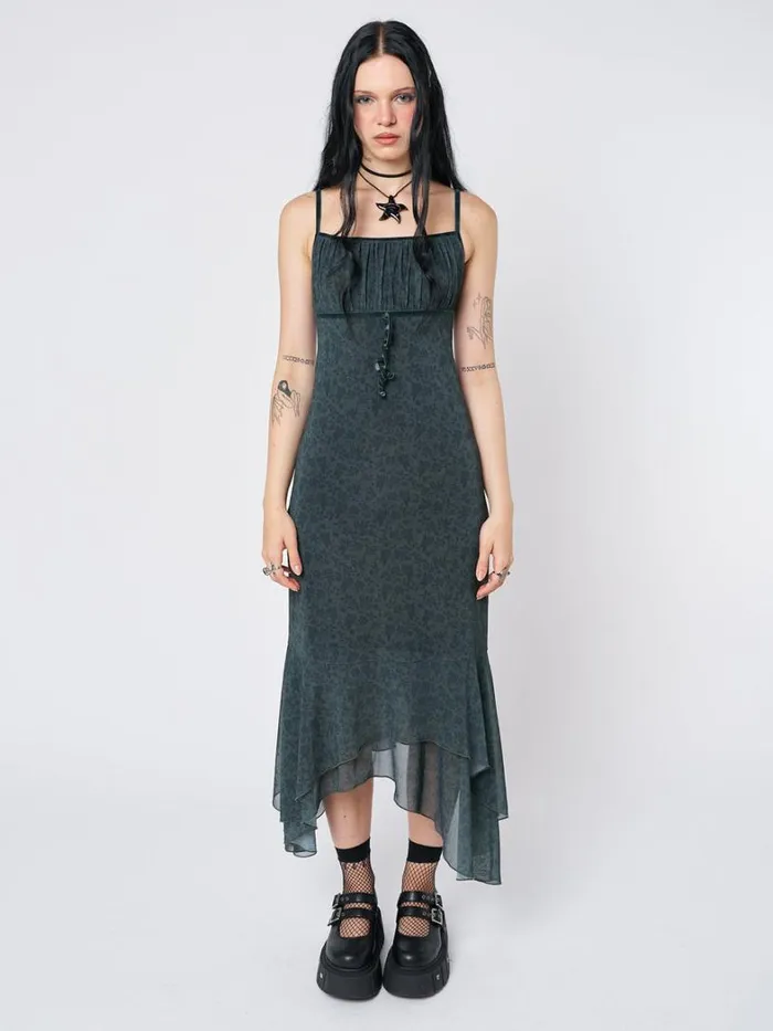 Clothing Minga London Dresses Laila Floral Layered Maxi Dress