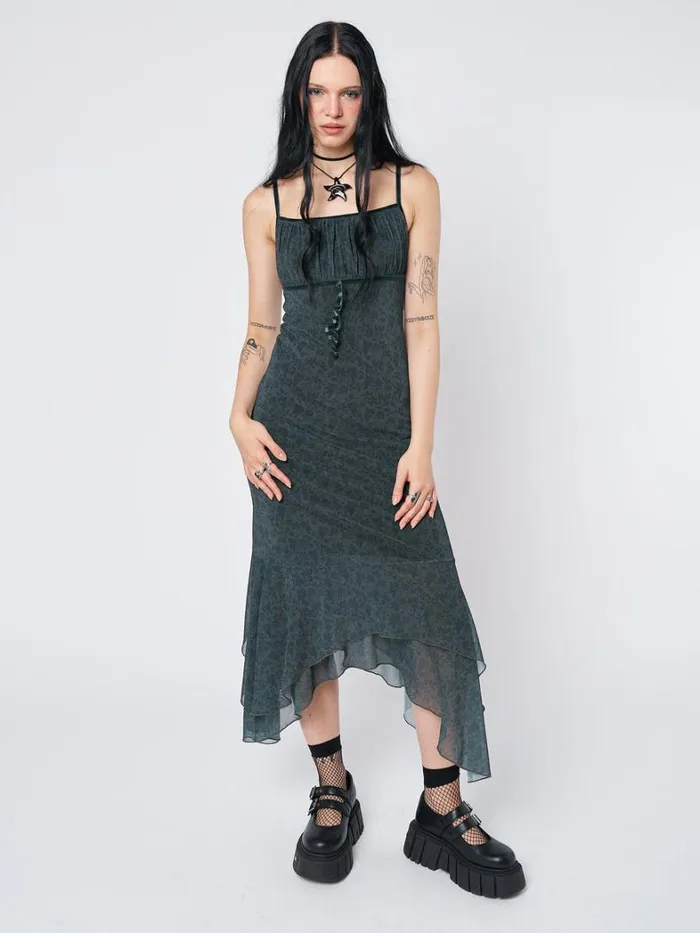 Clothing Minga London Dresses Laila Floral Layered Maxi Dress