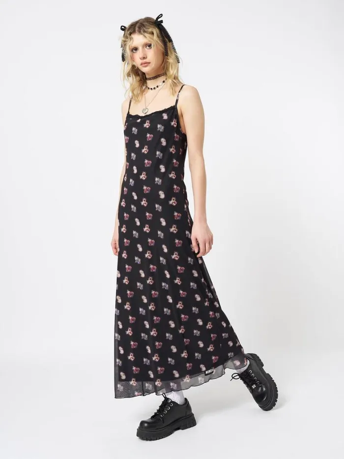 Clothing Minga London Dresses That Cat Girl Mesh Maxi Dress