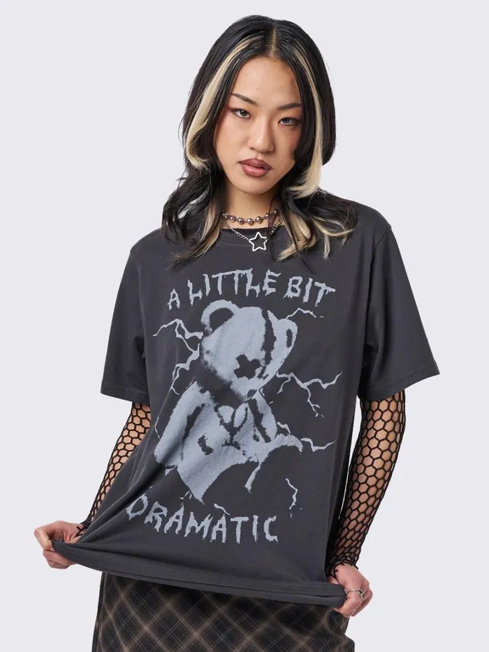 Clothing Minga London Graphic Tees Dramatic Teddy Graphic Tshirt