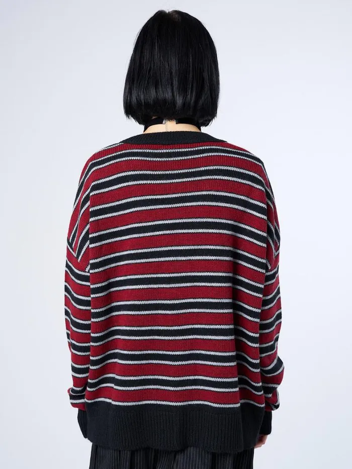 Clothing Minga London Jackets Alexa Striped Knit Cardigan