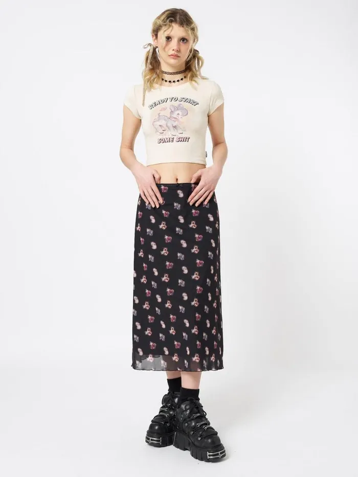 Clothing Minga London Skirts That Cat Girl Midi Mesh Skirt