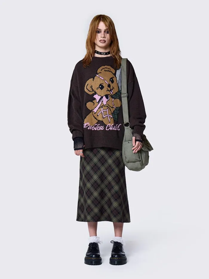 Clothing Minga London Sweaters Problem Child Graphic Knit Sweater