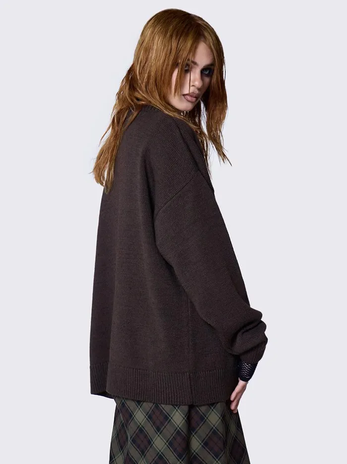 Clothing Minga London Sweaters Problem Child Graphic Knit Sweater