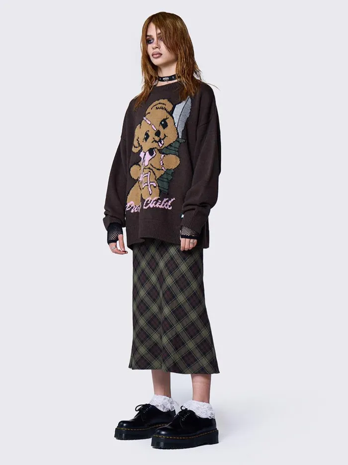 Clothing Minga London Sweaters Problem Child Graphic Knit Sweater