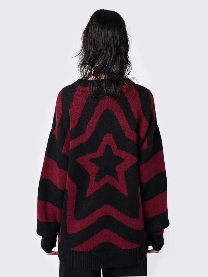 Clothing Minga London Sweaters Rockstar Graphic Knit Sweater