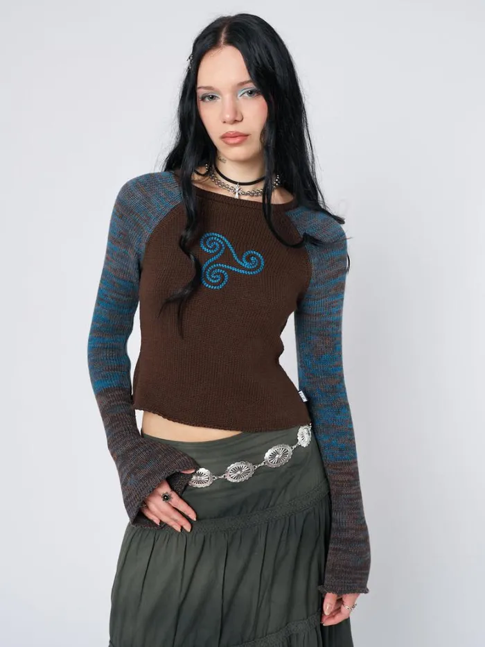 Clothing Minga London Sweaters Sirena Triskelion Knitted Jumper