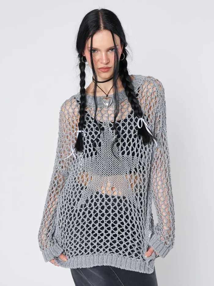 Clothing Minga London Sweaters Starfish Open Knit Jumper