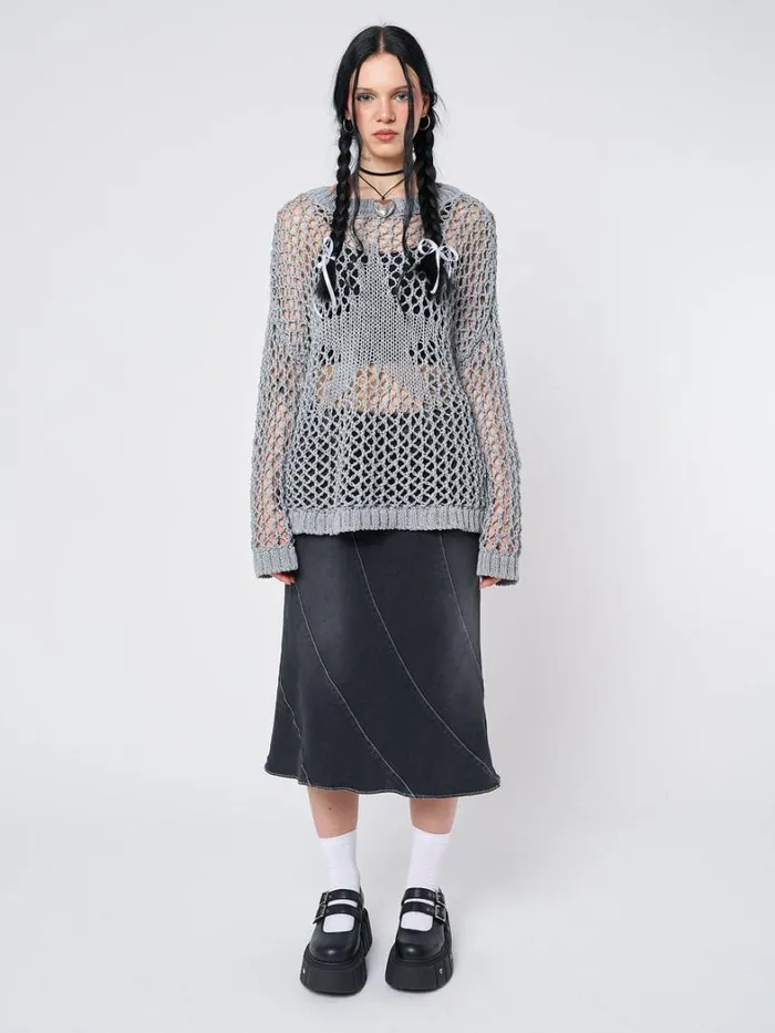 Clothing Minga London Sweaters Starfish Open Knit Jumper