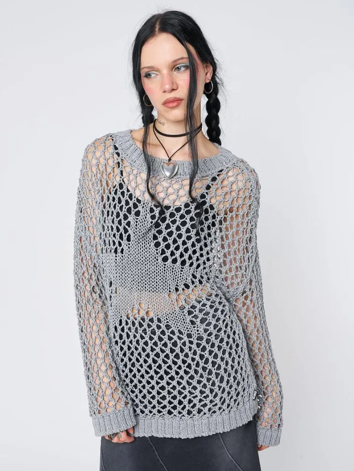 Clothing Minga London Sweaters Starfish Open Knit Jumper