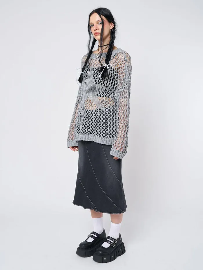 Clothing Minga London Sweaters Starfish Open Knit Jumper