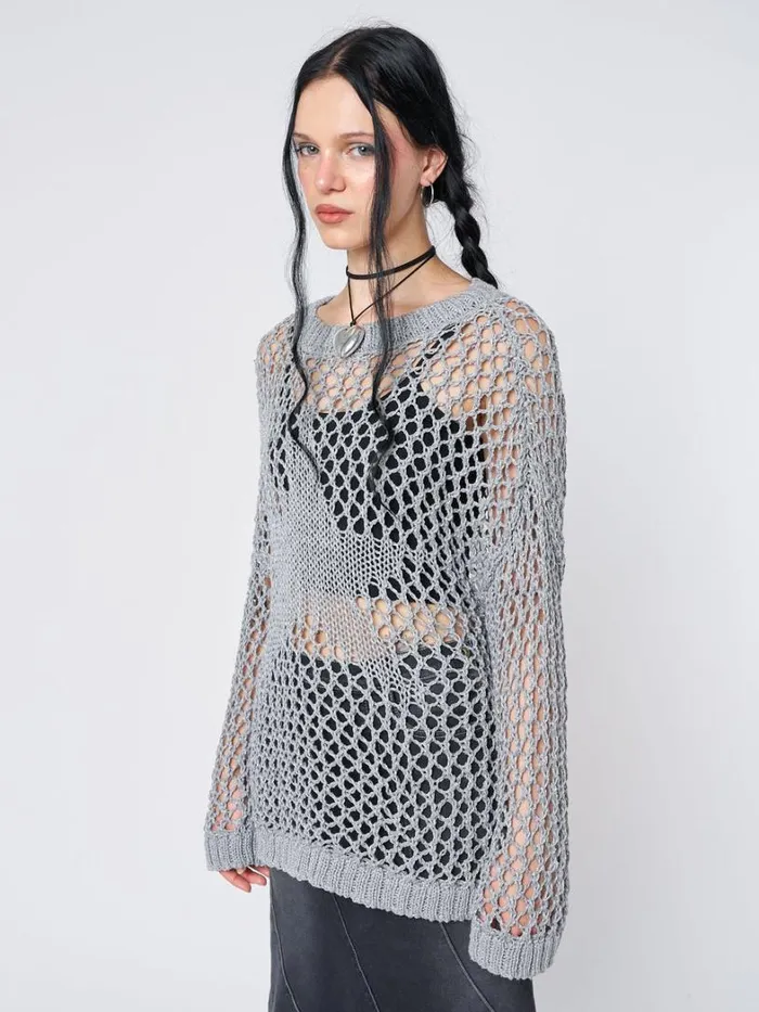 Clothing Minga London Sweaters Starfish Open Knit Jumper