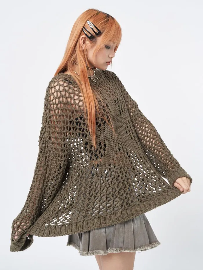 Clothing Minga London Sweaters Superstar Open Knit Jumper