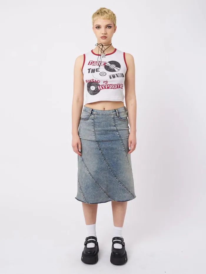Clothing Minga London Tank Tops Hypnotic Graphic Print Vest Top